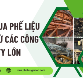Thu mua phế liệu sắt từ các công ty lớn